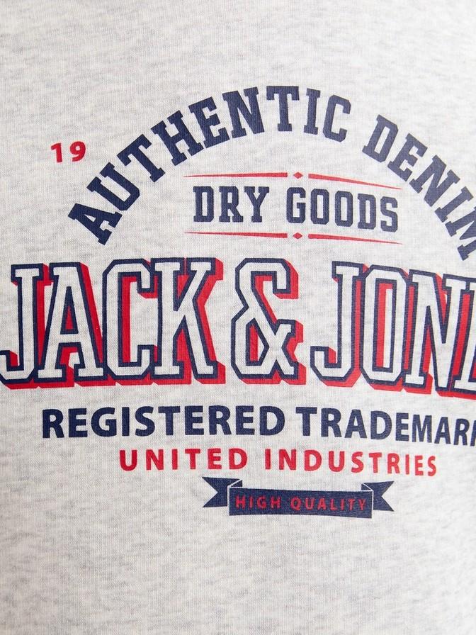 JACK&JONES JUNIOR 12258823WHITE MELANGE